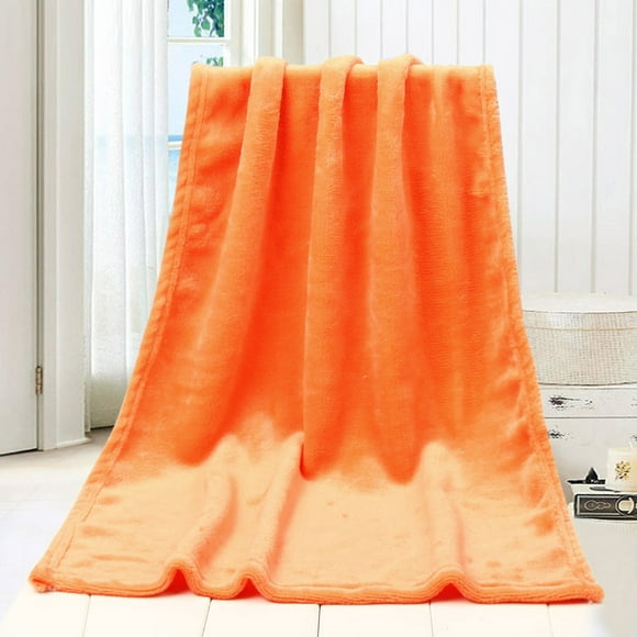 toddler Blanket Solid Color Blanket Flannel Small Blanket 50X70Cm Orange Clearance Sales Today Deals Prime! 1Pcs 1Pc toddler Blanket 1, Fall Home Textile Relocy