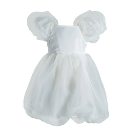 

Children Kids Summer Cute Skirt Dress Fashion Puffy Sleeve Chiffon White Short Sleeve Princess Dress Birthday Dress