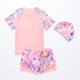 thumbnail image 4 of Conjunto de traje de baño para niñas con estampado de anime coreano Kuromi 2024, nuevo traje de baño profesional de entrenamiento para niños, conjunto de 4 piezas dividido de secado rápido, 4 of 5