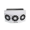 thumbnail image 2 of Solar Car Exhaust Fan Multipurpose Vehicle Ventilator Portable  Radiator Cooling Fan, 2 of 3