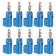 thumbnail image 2 of 10pcs 4mm Stackable Banana Plug Connectors Solderless Banana Plugs for Security AccessoriesBlue, 2 of 5