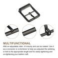 thumbnail image 3 of Uxcell 6Pack 0.94" Single Prong Belt Buckle Square Center Bar Buckles for Leather Craft, Dark Grey, 3 of 6