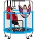 thumbnail image 1 of Trampolín Infantil de 55 Pulgadas – Certificado – Mini Trampolín con Red de Seguridad – 181 kg – Ajustable – Interior y Exterior, 1 of 7