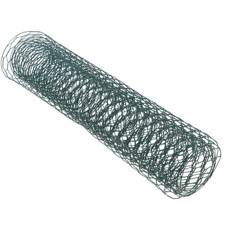 MUSEYA Coated Wire Fencing Green Wire Fencing Iron Animal Safety Farming Applications 1Pack