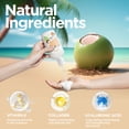 thumbnail image 2 of APPTI Coconut Scent Moisturizing Body Lotion with Hyaluronic Acid Collagen Vitamin E, 24H Long Lasting Dry Skin Repair Lotion, Travel Size 100g Daily Full Body Hydrating Cream, 2 of 7