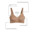 thumbnail image 4 of Leading Lady, The Claire, Unpadded Wireless Everyday Bra, Medium Support, Full Coverage, Padded Straps, Smooth Microfiber (Women's & Women's Plus), 4 of 5