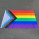 thumbnail image 2 of Bandera arcoíris Aerlxemrbrae 150X90CM Bandera 100D poliéster ojales lgbt Gay arcoíris Progress Pride, 2 of 5
