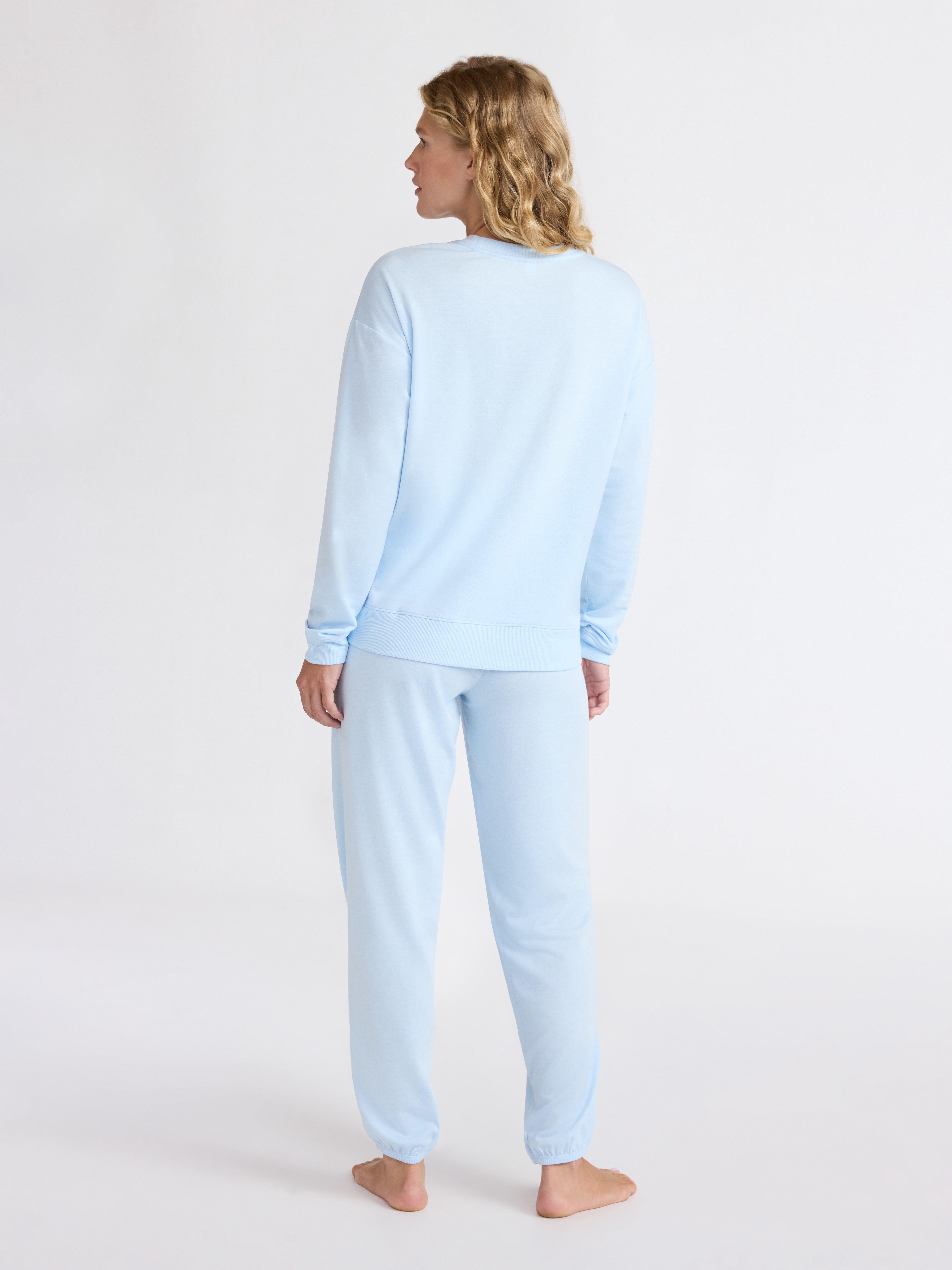 Joyspun Women’s Fleece Long Sleeve Top and Joggers Lounge Set, 2-Piece, Sizes XS-3X