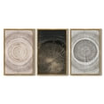 thumbnail image 5 of SHENIFY Vintage Wood Tree Rings Wall Art 16x24in3pcs Natural Framed Farmhouse Rustic Canvas Paintings Living Room Bedroom Decor Nature Artwork, 5 of 5