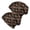 Tiger Geometric Black, variant on 2PCS Stretch Knit Skull Beanie, Hip-Hop Style, Unisex, Lightweight,Cat Striped Blue Pattern