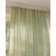 thumbnail image 2 of Xiao Hua Cortinas largas con bolsillo para barra - 1 cortina verde para dormitorio, 274*132 cm, poliéster, ideales para privacidad y control de la luz. Estilo A, 2 of 5