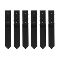 Fence Post Anchor Repair Kit 6 Pack, 3.5x3.5 inch Steel Post Stakes, Ground Spike for Wood Fence Repair, Heavy Duty Fence Support - Secure & Stabilize