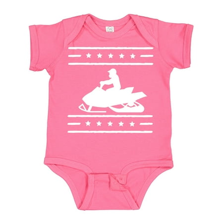 

Inktastic Snowmobile Gift Silhouette Gift Baby Boy or Baby Girl Bodysuit