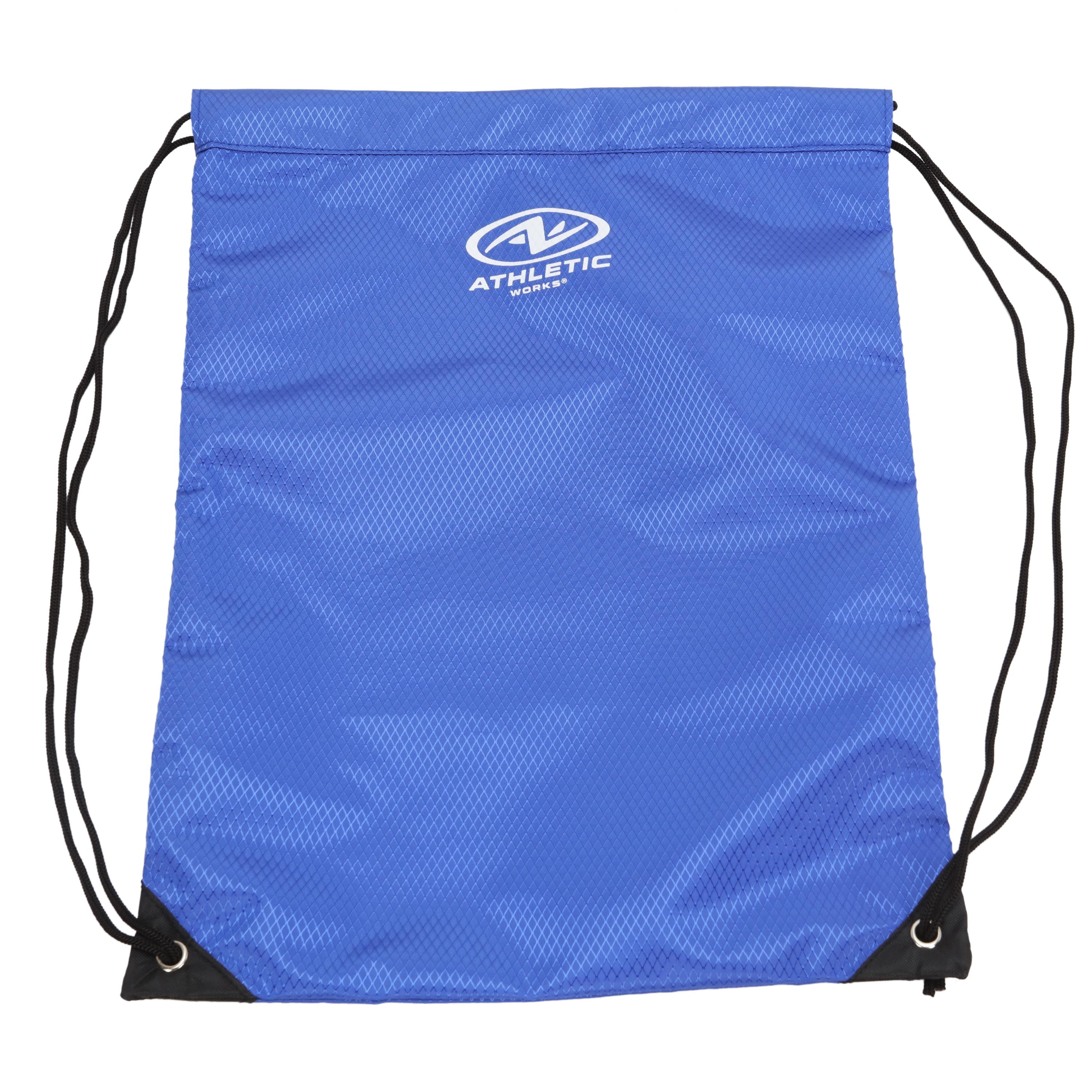 Athletic Works 11L Adult Unisex Polyester Fitness Gym Cinch Sack, Blue