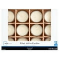thumbnail image 3 of (2 pack) Mainstays Unscented Filled Votive Glass Candles, Ivory, 12-Pack Votive Candles, 3 of 7