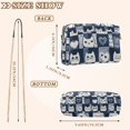 thumbnail image 4 of FORMRS Women Crossbody Purse with Chain Strap Vegan Leather Shoulder Handbag, Blue Cats and Hearts, 4 of 7