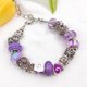 thumbnail image 5 of Mezcla de 80 accesorios de pulsera de estilo popular, accesorios de joyería con cuentas de agujero grande, cuentas sueltas de diamantes de aleación perforadas de bricolaje, color azul, 5 of 5