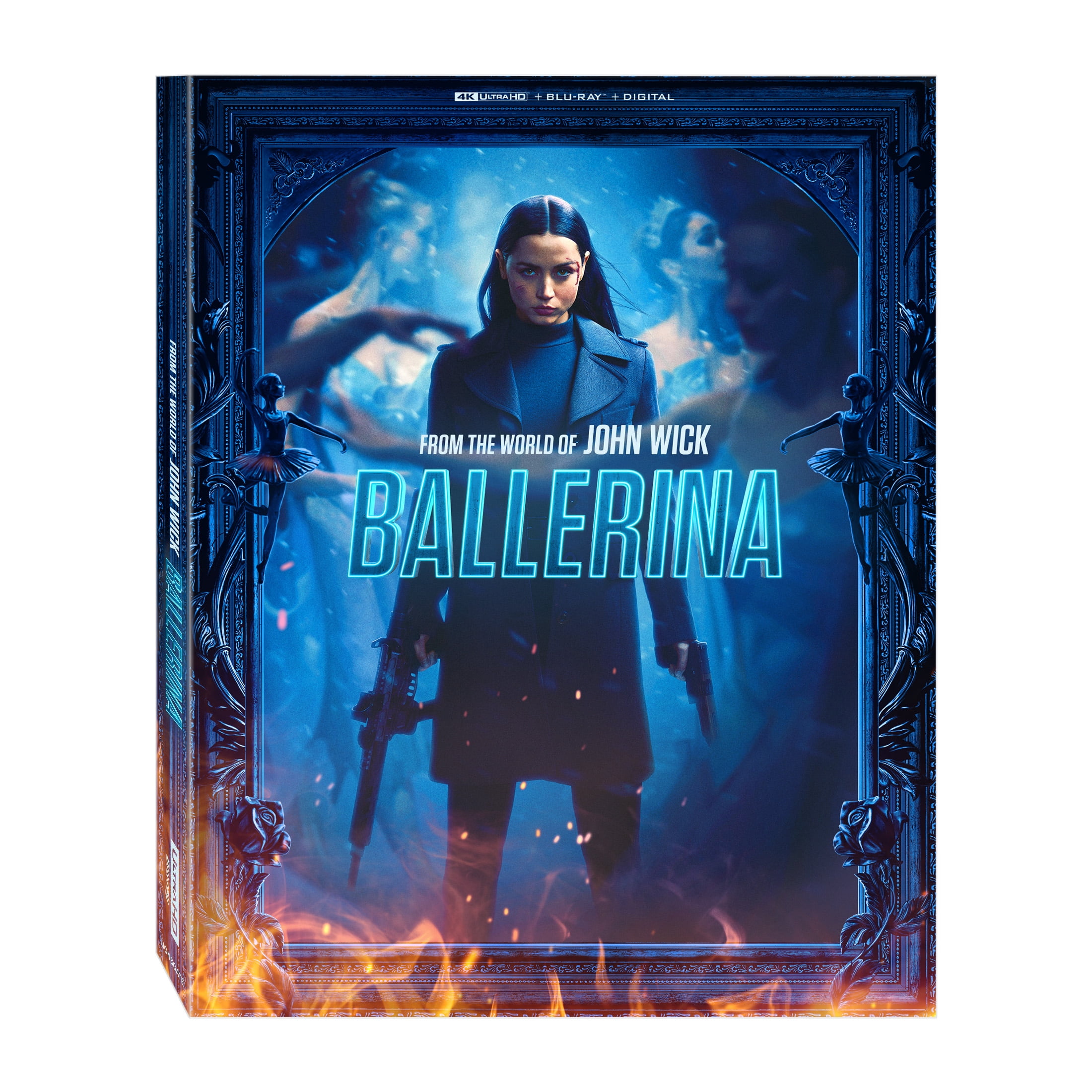 Ballerina: From the World of John Wick (Steelbook) (Walmart Exclusive) (4K Ultra HD + Blu-ray + Digital Copy) Lionsgate, Action