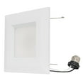 thumbnail image 2 of Westgate 9W 4 Inch LED Retrofit Square Shaped Down-light with Baffle Trim, Dimmable LED Recessed Light Fixture, Damp Location Rated, 120V Energy Star 5 YR Warranty (8 Pack, 3000K Soft White), 2 of 9