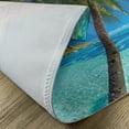 thumbnail image 5 of Ambesonne Tropical Place Mats Set of 4, Palm Trees Sea Beach, Standard Size, Turquoise Blue, 5 of 6