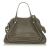 Pre-Owned Chloe Paraty Satchel Calf Leather Brown