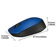 thumbnail image 3 of Logitech M170 Wireless Mouse - Optical - Red, 3 of 9