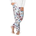 thumbnail image 2 of Wukai London Landmark2 Print Teenagers' Pajama Pant Sleep Pajama Lounge Pant PJ Bottoms with Pockets and Button Fly(Available in Big & Tall)-XS(5-6), 2 of 6