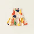 thumbnail image 2 of Cethrio Kids Girls Sundresses- Cute Printed Cotton Sleeveless Fashion Grils Summer Dresses Yellow Size 2T, 2 of 6