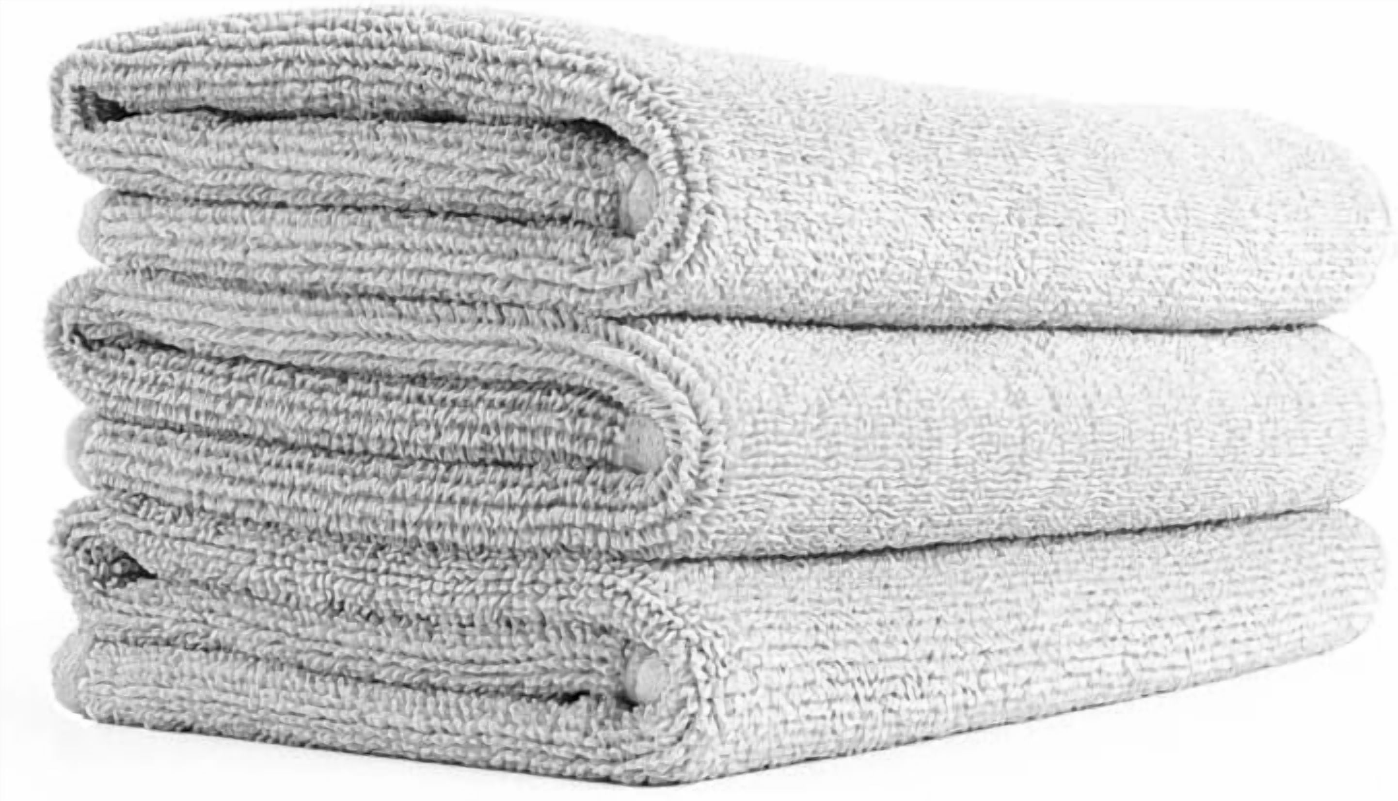 The Rag Company – Premium FTW – Microfiber Cleaning Towels for Glass, Windows, Mirrors & Polished Surfaces, Streak-Free, Scratchless, 16in x 16in, Ice Grey, 3-Pack