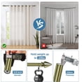 thumbnail image 6 of Urbanest Adjustable Single Curtain Rod Set Lance Finials – 5/8-Inch Diameter, With Antique Brass Rod, 48–84 Inches, 6 of 6