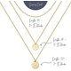 thumbnail image 2 of Collares en capas Collares con colgantes redondos geométricos Collares de mujer (oro) oso de fresa Electrónica, 2 of 4