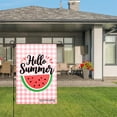 thumbnail image 3 of Amhnf Hello Summer Watermelon Garden Flag For Home Outdoor Garden Yard Decor 12x18 inch, 3 of 5