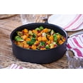 thumbnail image 4 of Lagostina Nera Hard Anodized Nonstick 5-Quart Casserole with Hammered Stainless Steel Lid, Gray, 4 of 5
