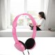 thumbnail image 4 of Casque stéréo filaire pliable pour enfants avec microphone, pour smartphone et tablette, rose, 4 of 4