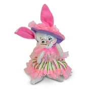 Annalee Dolls 6in 2018 Easter Parade Girl Bunny Plush New with Tags