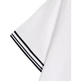 thumbnail image 4 of Playeras Para Hombres Manga Corta Golf Deportivas Gym Blanca, 4 of 8