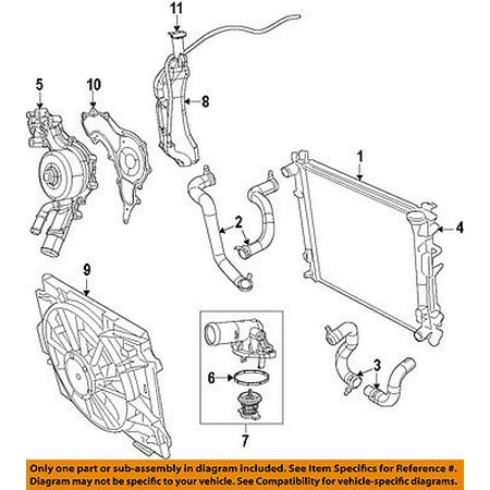 CHRYSLER OEM-Engine Coolant Thermostat Housing 5184570AI