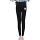 thumbnail image 1 of Tops de verano Gibobby para mujer con leggings grueso Warm Daisy Pantalones invierno Negro S, 1 of 5
