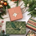 thumbnail image 6 of Inadays Kraft Christmas Wrapping Paper,17 Inch x 9.8 Feet Per Roll -Total of 5 Rolls, Holiday Gift Wrapping Paper, Santa Claus, Snowflake, Reindeer and Christmas Tree Design for Xmas Holiday, Party, 6 of 9