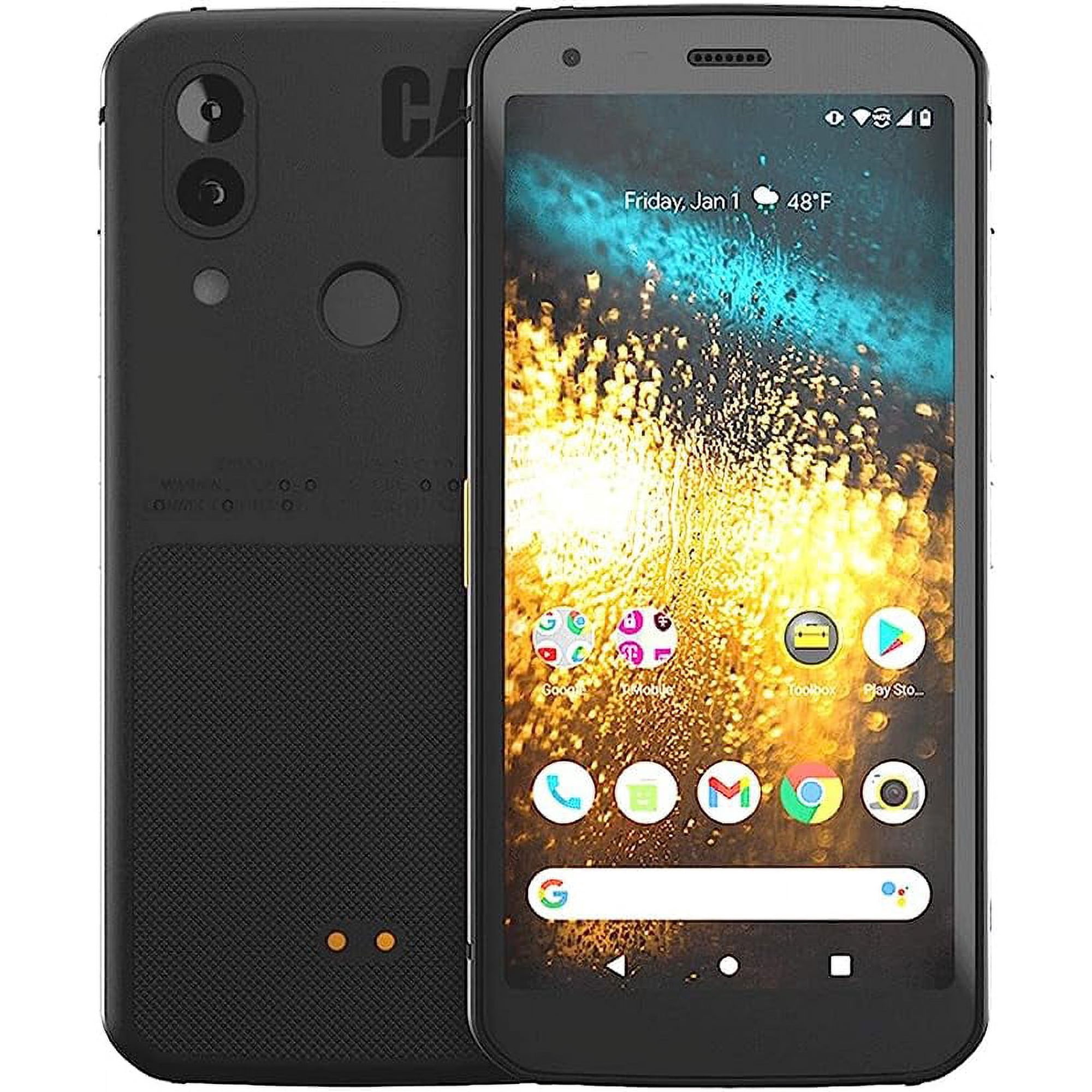 CAT S62 Unlocked - 4G Rugged Smartphone (IP68, MIL SPEC 810H, Super Bright 5.7" FHD+ Display, 4000mAh Battery, 4GB RAM / 128 GB ROM) - Black- NEW