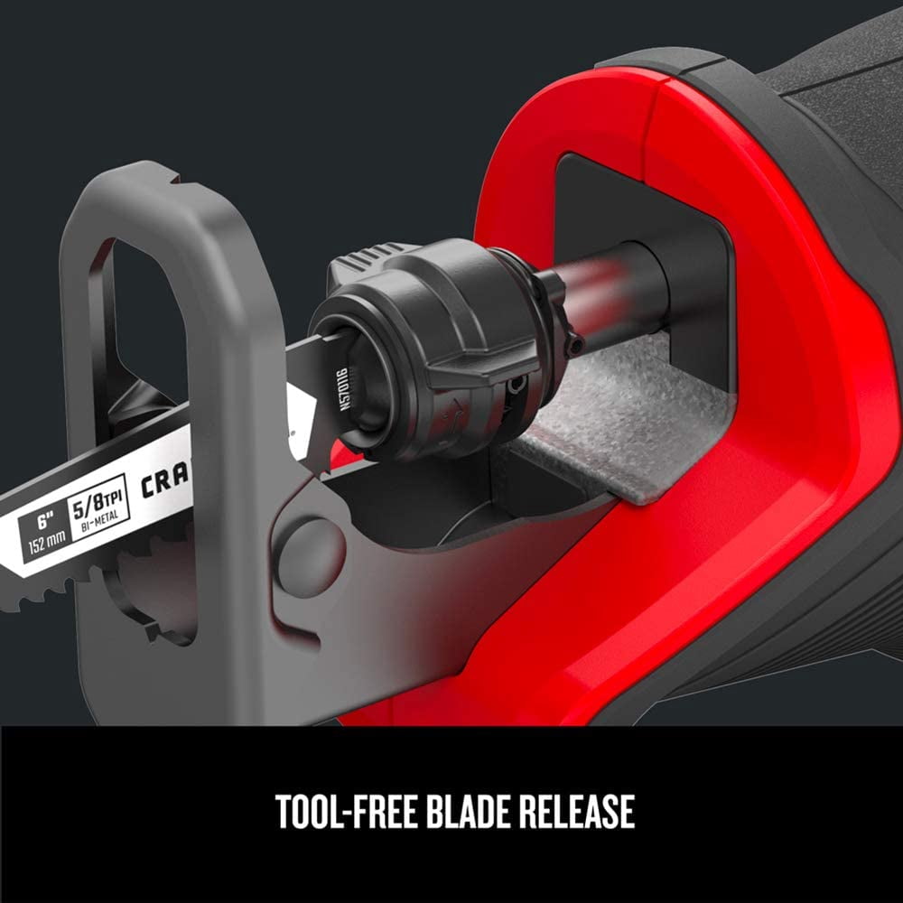 ​​ V20 Reciprocating Saw, Cordless, 3,000 RPM, Variable Speed Trigger, Quick Easy Blade Change, Bare Tool Only (CMCS300B)