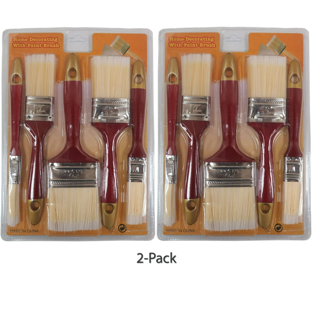 5 Piece 2Pack Premium Multi Size 1", 11/2", 1/2", 2" Home Paint