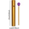 thumbnail image 2 of HUGFEGWE Wah Tube Early Education Percussion Tube Band Accompaniment Professional Party Portable Music Instrument Guiro Instrument, orange U2537-17708, 2 of 7