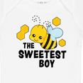 thumbnail image 4 of Inktastic The Sweetest Boy with Bee and Honey Combs Boys or Girls Baby Bodysuit, 4 of 5