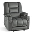 thumbnail image 6 of MCombo Electric Power Recliner Chair w/ Massage USB Cup Holders for Living Room Grey Fabric 6079, 6 of 8