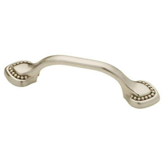 PBF809C-SN-C 3 in. Satin Nickel Double Bead Cabinet Pull