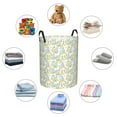 thumbnail image 6 of Daiia Moon And Rabbit Round Laundry Basket with Handles Thickened Waterproof Circular hamper,Dirty Clothes Storage Basket for Bedroom,Bathroom,College Dorm-Medium, 6 of 8