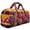 Multicolor, variant on Hippie Van Quilted Duffle Bag, Boho Travel Weekender Bag with Adjustable Strap, Retro Style for Everyday Travel