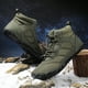 thumbnail image 5 of Botas con cordones para hombre y mujer botas de nieve ligeras con forro de piel de invierno a prueba de salpicaduras, 5 of 9