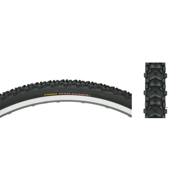 Kenda Kross Supreme Tire - 700 x 35, Clincher, Folding, Black, 60tpi